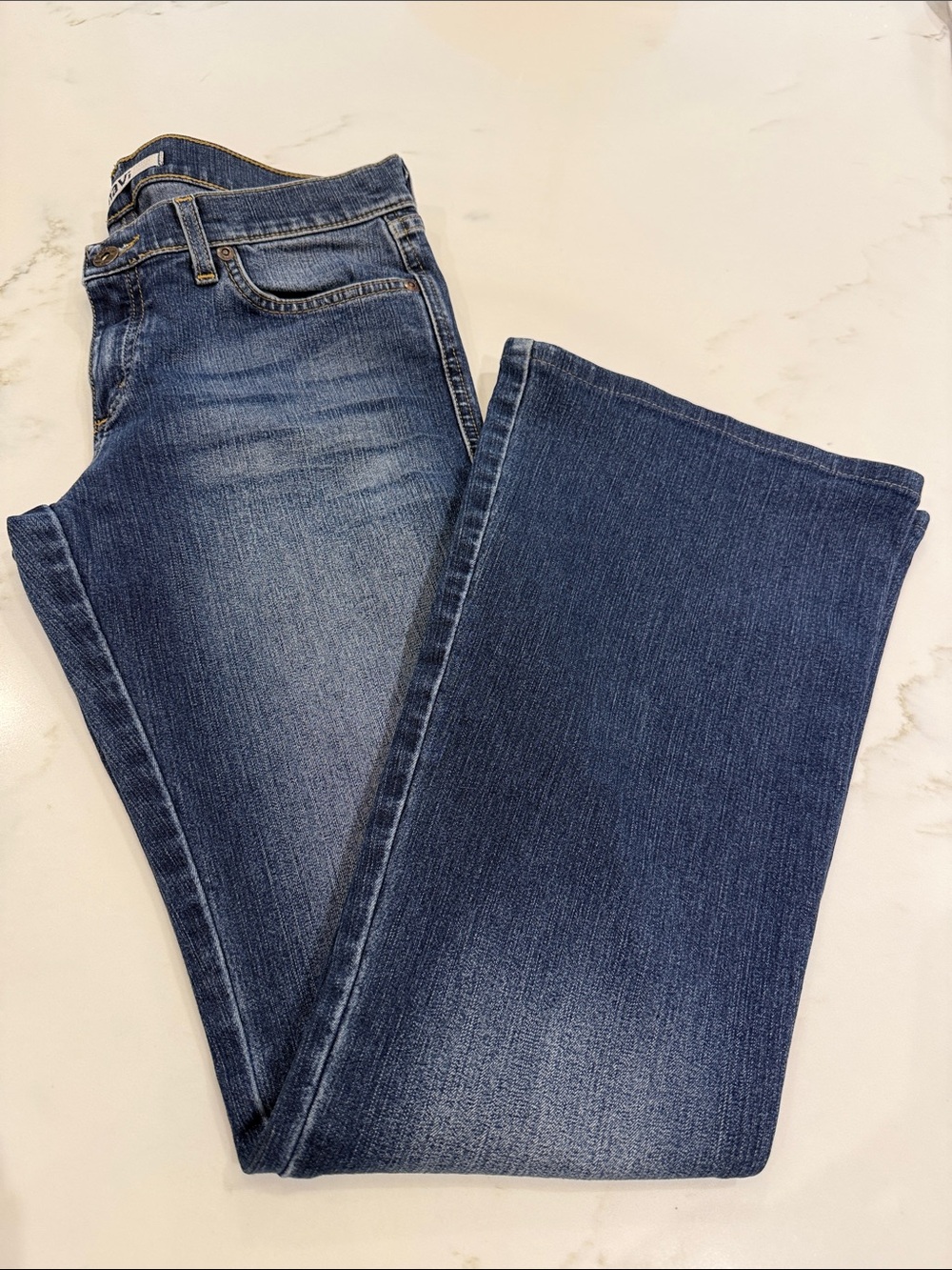 MAVI Women's Y2K Low-Rise Flare Denim Stretch Jeans